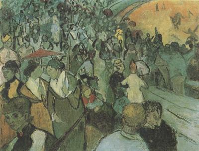 Vincent Van Gogh Spectators in the Arena at Arles (nn04)